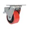 Vestil Polyurethane Swivel With Total Brake Caster 4 In. Diameter x 2 In. Width 792 lb Red/Black CST-VE-4X2PU-SWTB - alternate 7